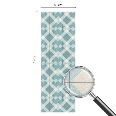 Dekorationsfolie til vindue mod indkig Geometriske mønstre
