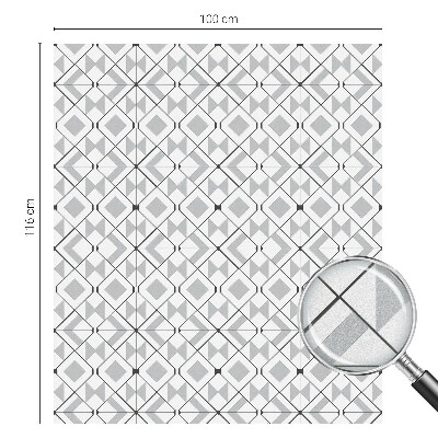 Selvklæbende vinduesfolie Geometriske mønstre