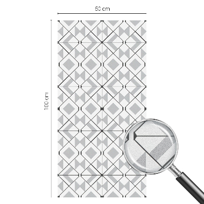 Selvklæbende vinduesfolie Geometriske mønstre