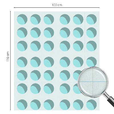 Vinduesfolie mod indkig med glasmaleri Moderne hjul