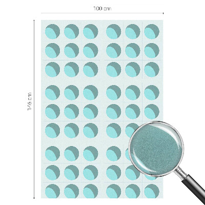 Vinduesfolie mod indkig med glasmaleri Moderne hjul