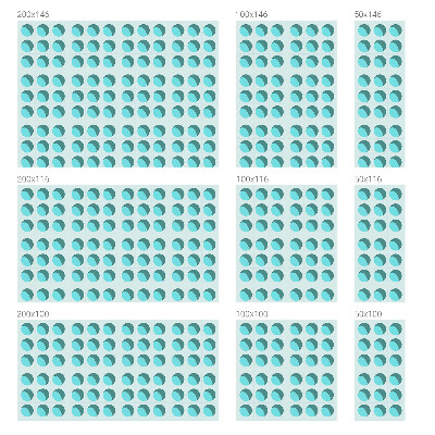 Vinduesfolie mod indkig med glasmaleri Moderne hjul