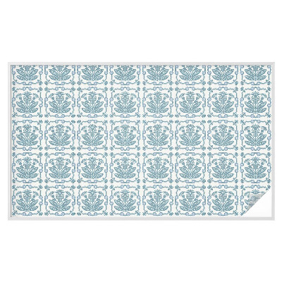 Dekorationsfolie til vindue mod indkig Blomstermønster