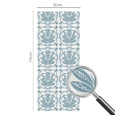 Dekorationsfolie til vindue mod indkig Blomstermønster