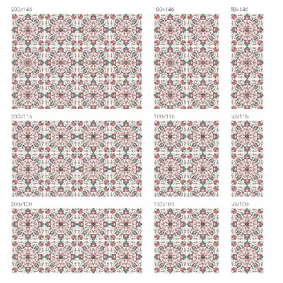 Selvklæbende vinduesfolie Blomsterharmoni