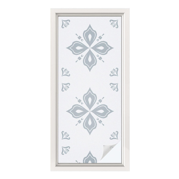 Vinduesfolie med mønster til afskærmning Geometrisk symmetri