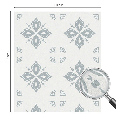 Vinduesfolie med mønster til afskærmning Geometrisk symmetri