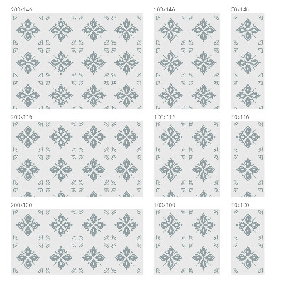 Vinduesfolie med mønster til afskærmning Geometrisk symmetri