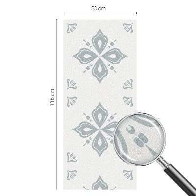 Vinduesfolie med mønster til afskærmning Geometrisk symmetri