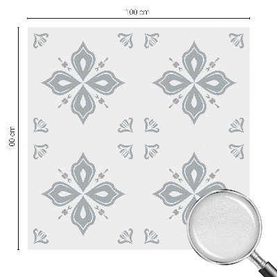 Vinduesfolie med mønster til afskærmning Geometrisk symmetri