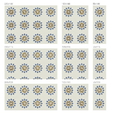 Vinduesfolie mod indkig med glasmaleri Dekorativ mandala