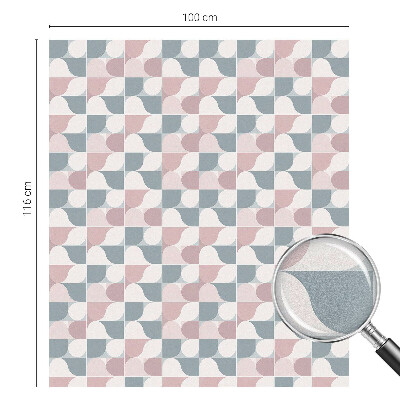 Selvklæbende vinduesfolie Pastelmønstre