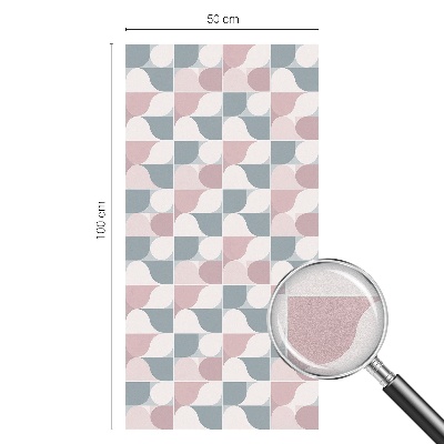 Selvklæbende vinduesfolie Pastelmønstre