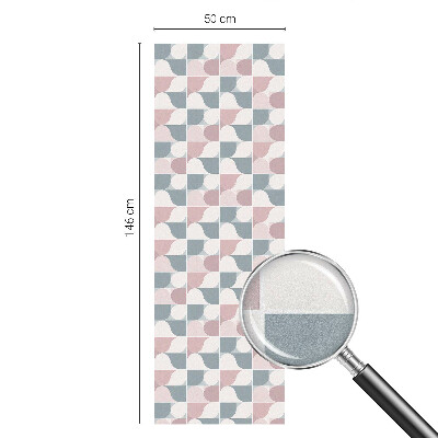 Selvklæbende vinduesfolie Pastelmønstre