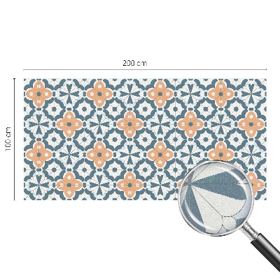 Vinduesfolie mod indkig med glasmaleri Mosaikblomster