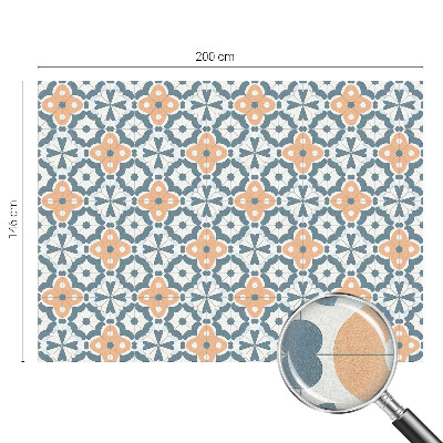 Vinduesfolie mod indkig med glasmaleri Mosaikblomster