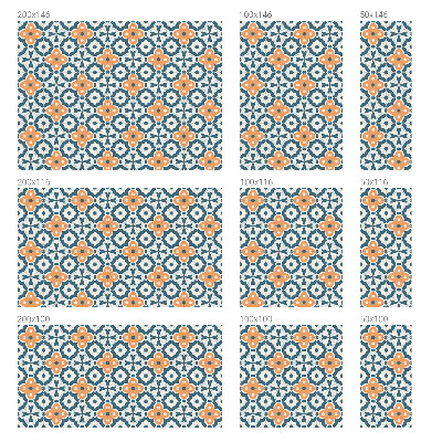 Vinduesfolie mod indkig med glasmaleri Mosaikblomster