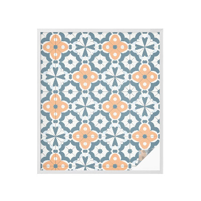 Vinduesfolie mod indkig med glasmaleri Mosaikblomster