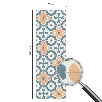 Vinduesfolie mod indkig med glasmaleri Mosaikblomster