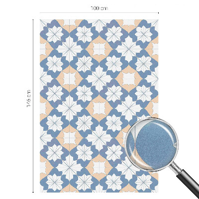 Vinduesfolie med mønster til afskærmning Symmetriske mønstre