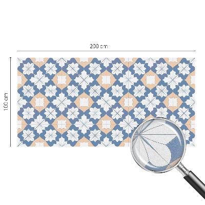 Vinduesfolie med mønster til afskærmning Symmetriske mønstre