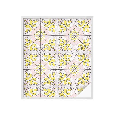 Dekorationsfolie til vindue mod indkig Abstrakte blomster