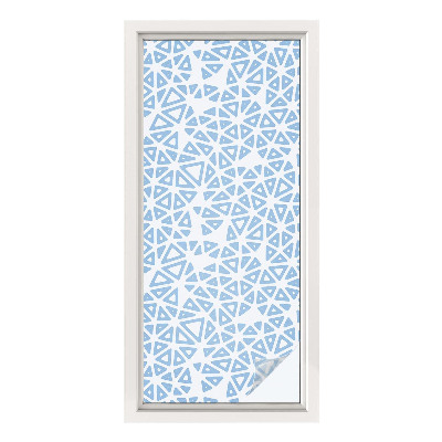Dekorationsfolie til vindue mod indkig Geometriske mønstre