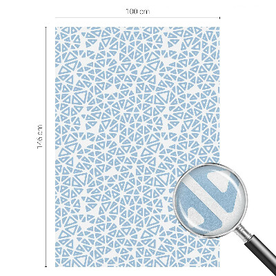 Dekorationsfolie til vindue mod indkig Geometriske mønstre