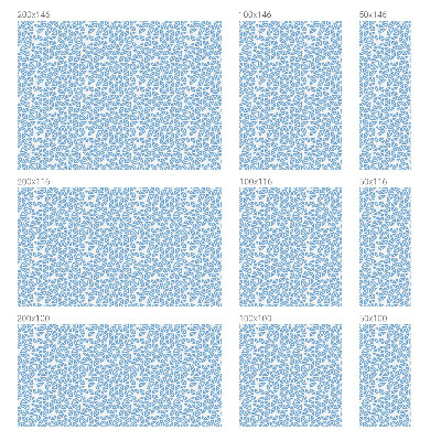 Dekorationsfolie til vindue mod indkig Geometriske mønstre