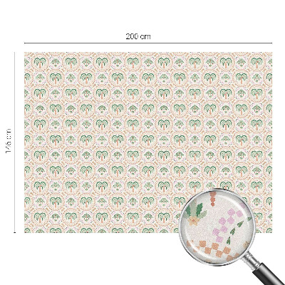 Vinduesfolie med mønster til afskærmning Eksotiske palmer