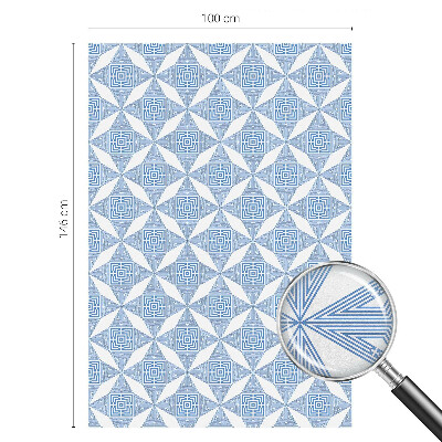 Vinduesfolie mod indkig med glasmaleri Geometriske labyrinter