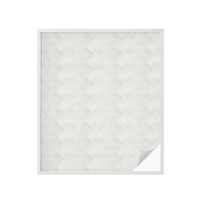 Dekorationsfolie til vindue mod indkig Grå sildeben