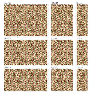 Mælkehvid vinduesfolie med motiv Farverig abstraktion