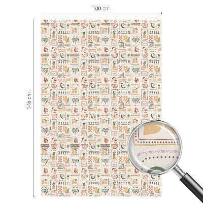 Vinduesfolie med mønster til afskærmning Folkloristiske mønstre