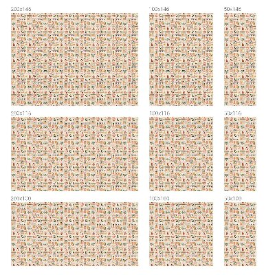 Vinduesfolie med mønster til afskærmning Folkloristiske mønstre