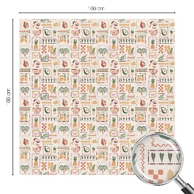 Vinduesfolie med mønster til afskærmning Folkloristiske mønstre