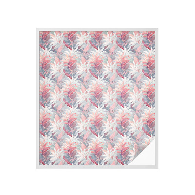 Vinduesfolie med mønster til afskærmning Blomsterblade