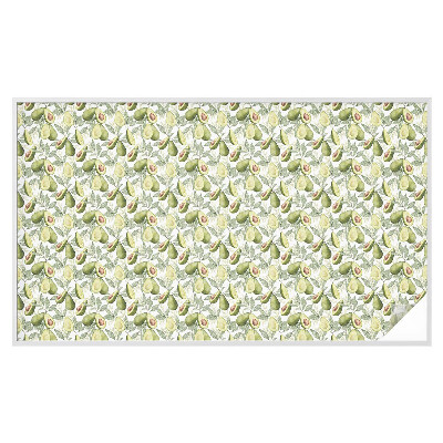 Dekorationsfolie til vindue mod indkig Avocadoblade