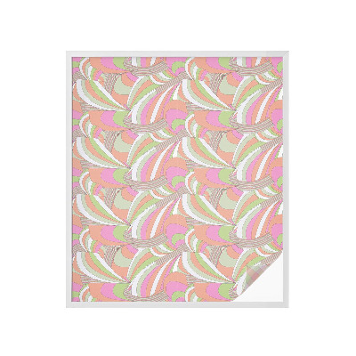 Selvklæbende vinduesfolie Farverig zigzag