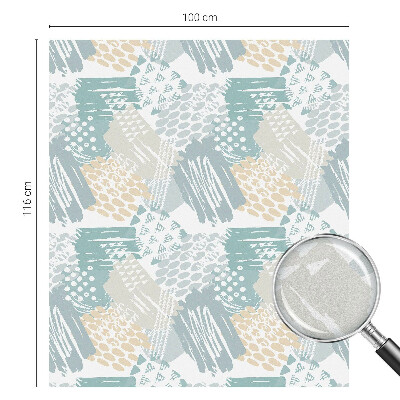 Dekorationsfolie til vindue mod indkig Abstrakt mosaik