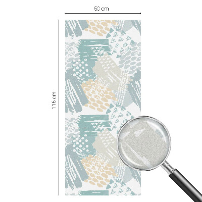 Dekorationsfolie til vindue mod indkig Abstrakt mosaik