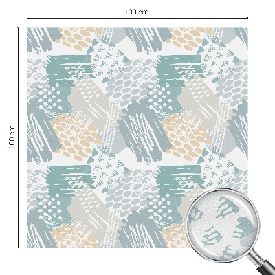 Dekorationsfolie til vindue mod indkig Abstrakt mosaik