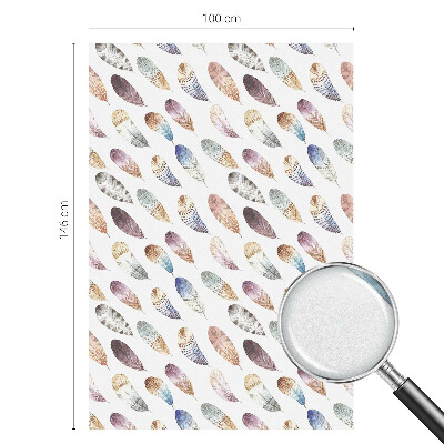 Selvklæbende vinduesfolie Boho fjer