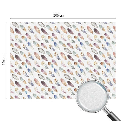 Selvklæbende vinduesfolie Boho fjer