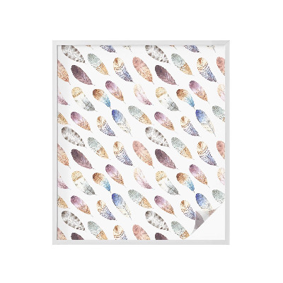 Selvklæbende vinduesfolie Boho fjer