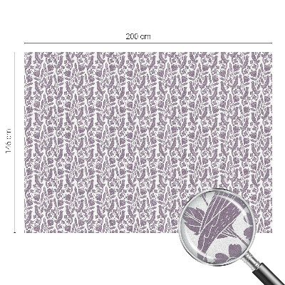 Mælkehvid vinduesfolie med motiv Folkelige motiver