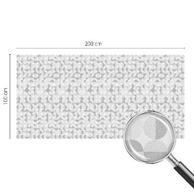 Dekorationsfolie til vindue mod indkig Geometriske mønstre