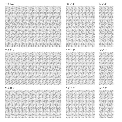 Dekorationsfolie til vindue mod indkig Geometriske mønstre