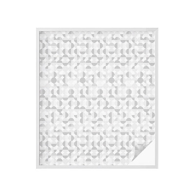 Dekorationsfolie til vindue mod indkig Geometriske mønstre