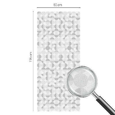 Dekorationsfolie til vindue mod indkig Geometriske mønstre